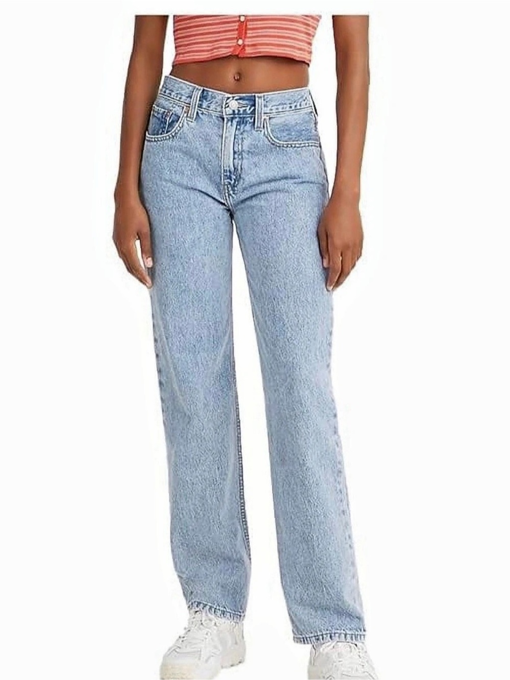 Levi's Low Pro Straight Leg Jeans in Blue Waist 24 Like New